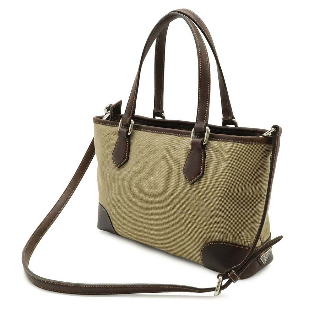 PRADA Brown Leather Shoulder Bag - Picture 3 of 10